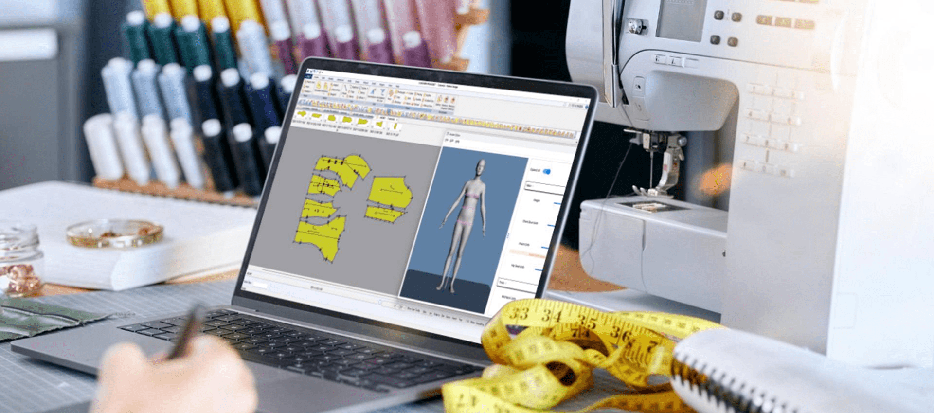Pattern grading workspace